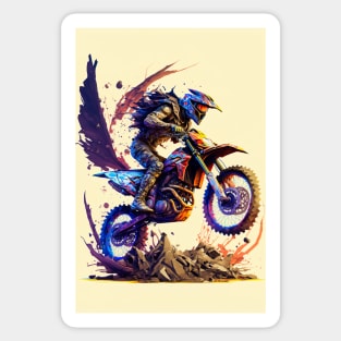 Dirt Bike Paint Splash Style Sticker